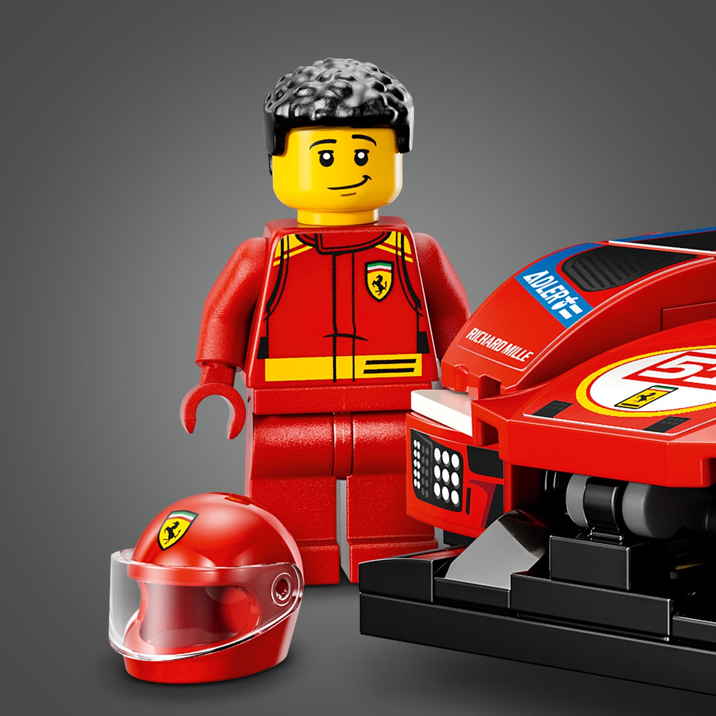 LEGO Speed Champions Ferrari 499P Auto Speelgoed voor Kinderen - STEM Bouwpakket met Verzamelbare F1 Coureur Minifiguur - Slaapkamer Decoratie - Cadeau voor Jongens Vanaf 9 Jaar 77261