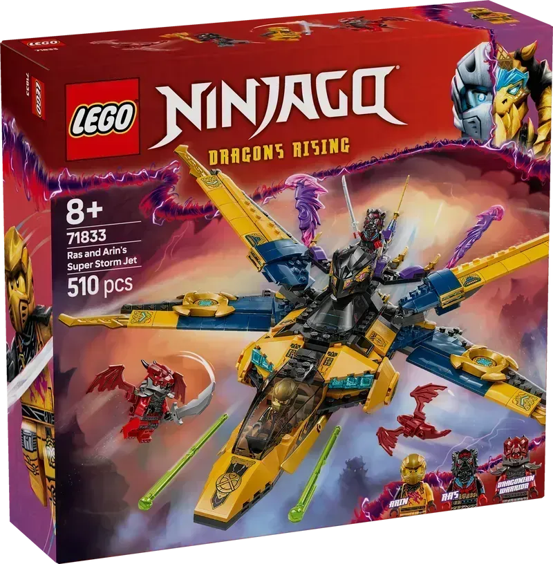 LEGO Ras &amp; Arins Super-Sturmflugzeug 71833 Ninjago