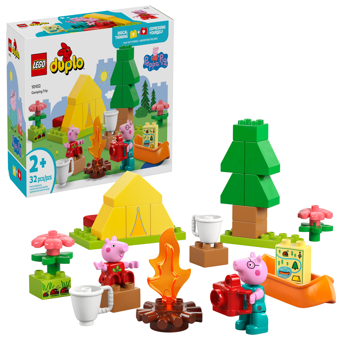 LEGO Peppa Pig Camping Trip 10452 Peppa Pig (Delivery: March 1, 2025)