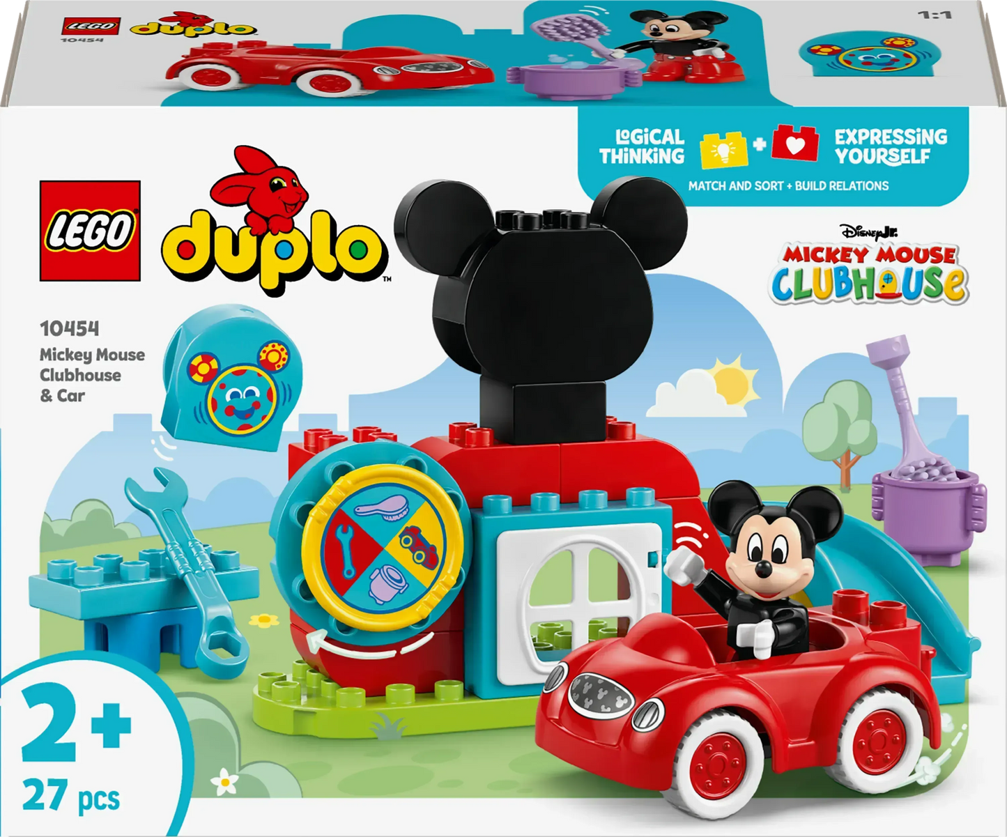 LEGO Mickey Maus Clubhaus und Auto 10454 DUPLO
