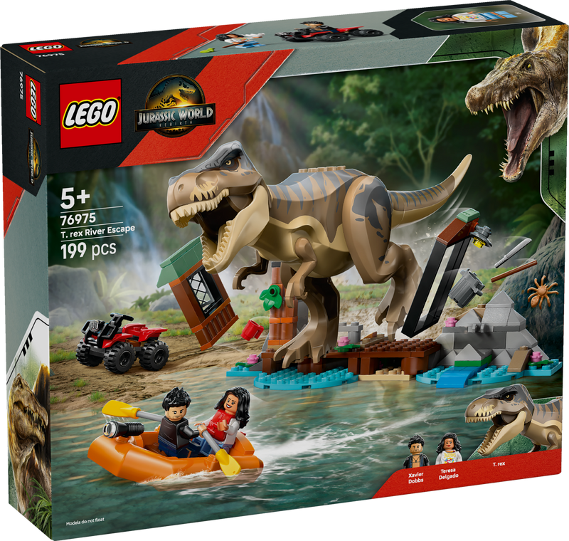 LEGO T. rex river escape 76975 Jurassic World