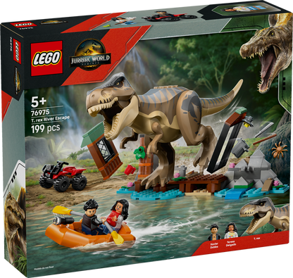 LEGO T. rex river escape 76975 Jurassic World