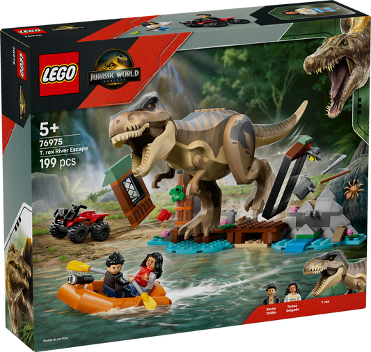 LEGO T. rex river escape 76975 Jurassic World
