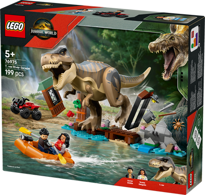 LEGO T. rex river escape 76975 Jurassic World