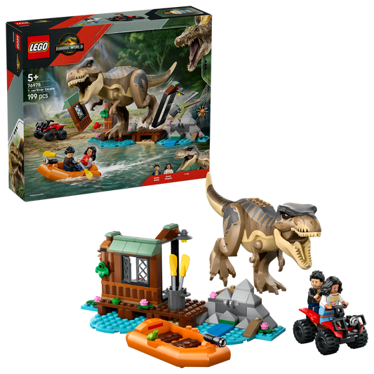 LEGO T. rex river escape 76975 Jurassic World