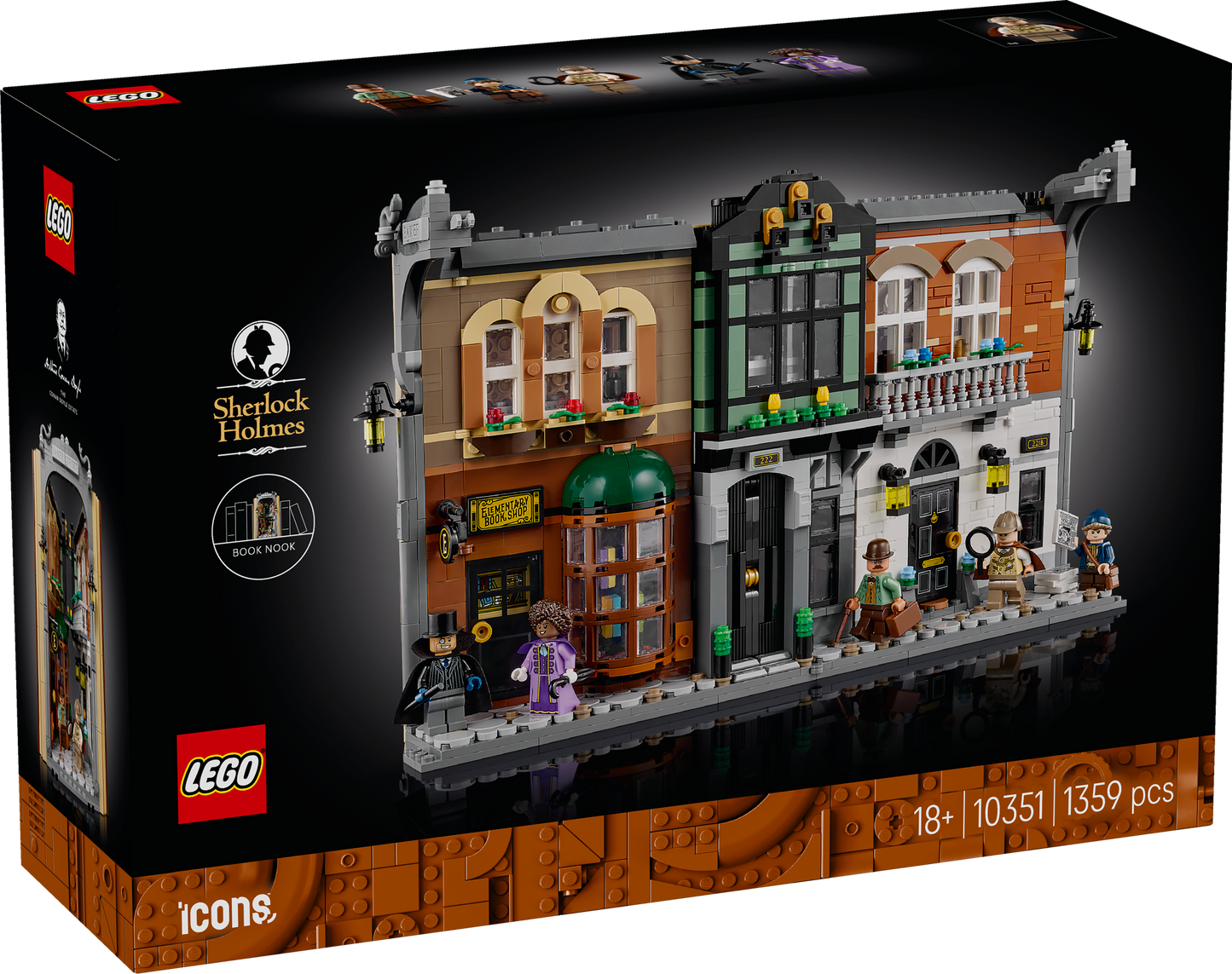 LEGO Sherlock Holmes Boekensteun 10351 Icons (Pre-Order: juni)