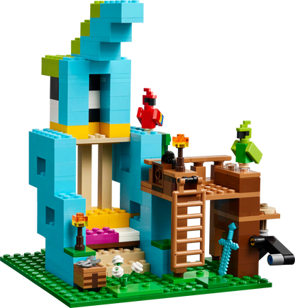 LEGO Die Papageienhäuser 21282 Minecraft