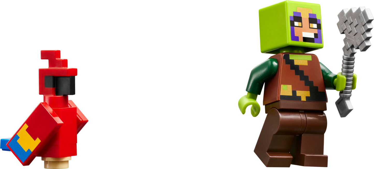 LEGO Die Papageienhäuser 21282 Minecraft