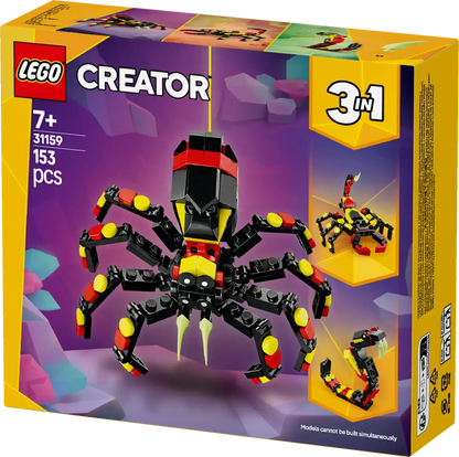 LEGO Wild Animals: Thrilling Spider 31159 Creator 3-in-1 (Pre-Order: January 1)