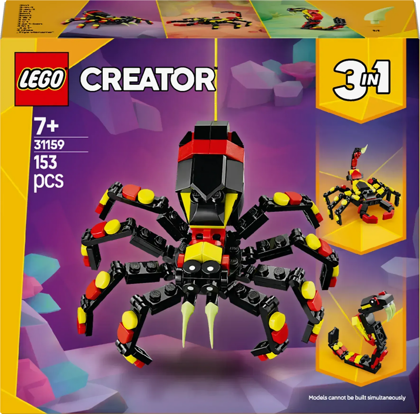 LEGO Wild Animals: Thrilling Spider 31159 Creator 3-in-1 (Pre-Order: January 1)