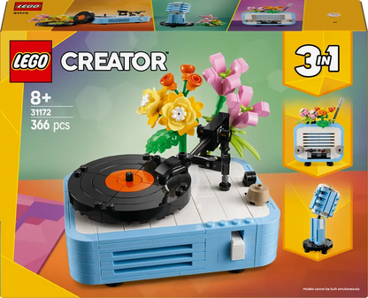 LEGO Platenspeler met bloemen 31172 Creator