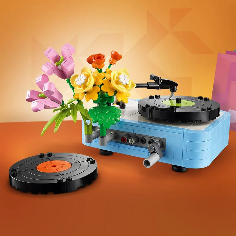 LEGO 31172 Platenspeler met bloemen: Een muzikaal meesterwerk
