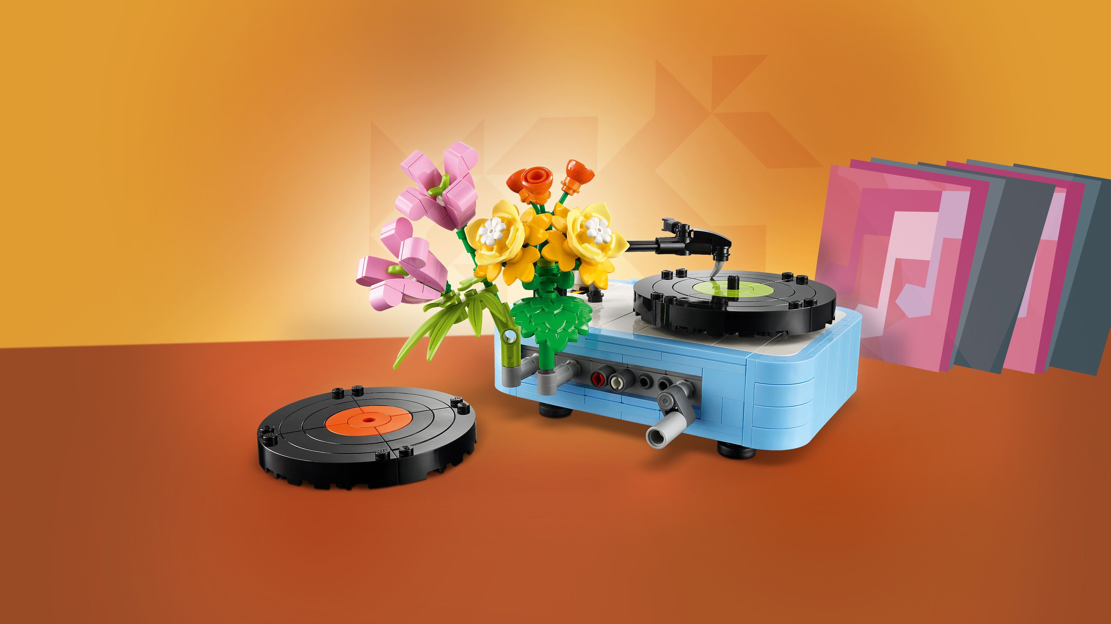 ミュージック BABY L L RESISTANS LEGO 31172 Platenspeler met bloemen: Een muzikaal meesterwerk