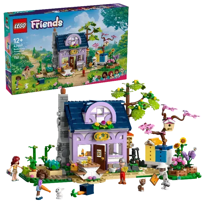 LEGO Beekeeping House and Flowers 42669 Friends (Pre-Order: January 2025)