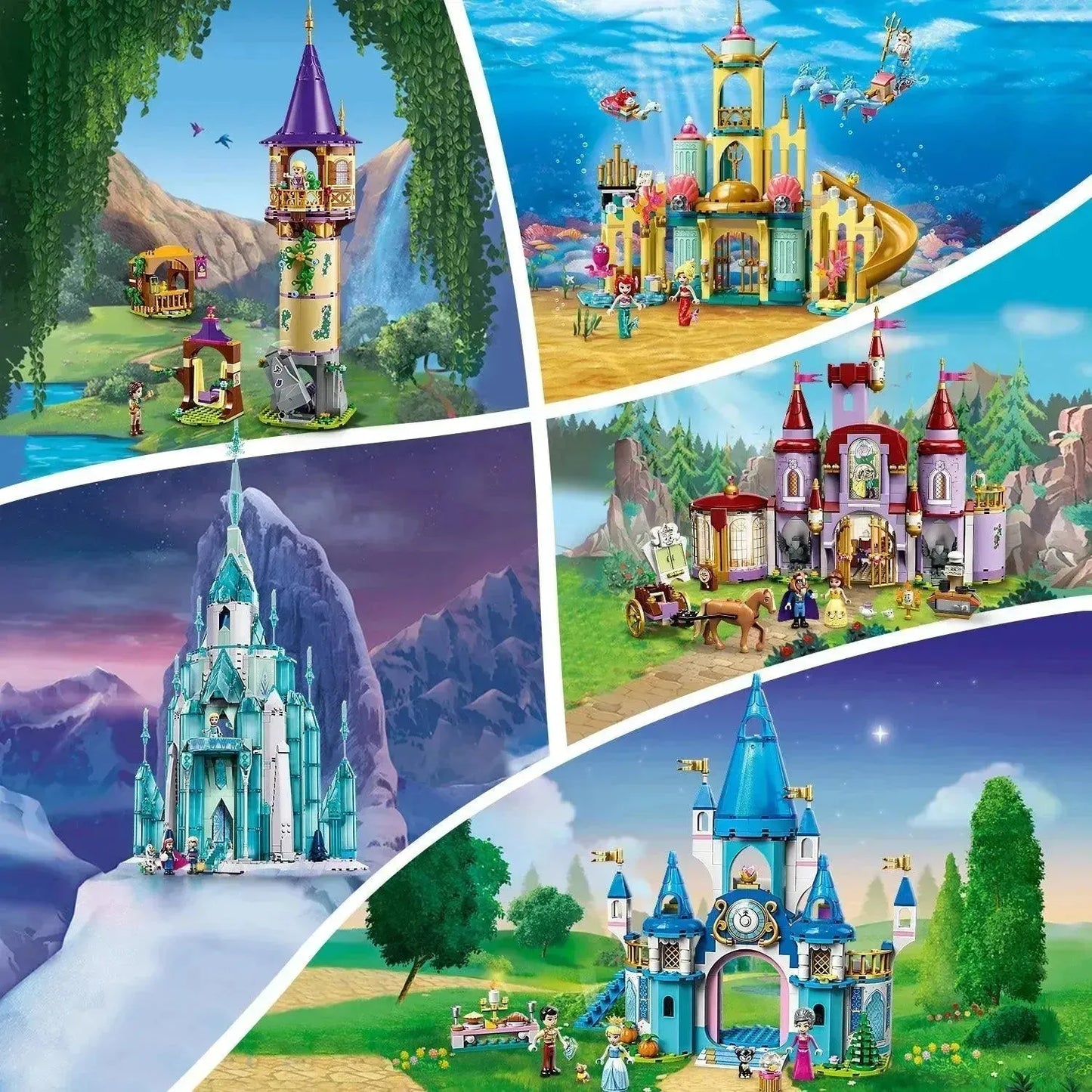 LEGO The Disney Castle of Cinderella and the handsome prince 43206 Disney