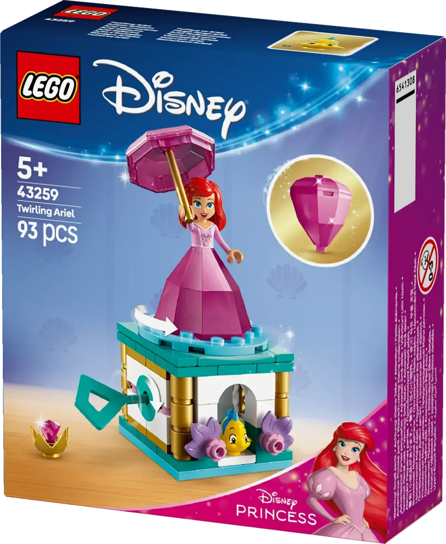 LEGO Kreiselnde Arielle 43259 Disney