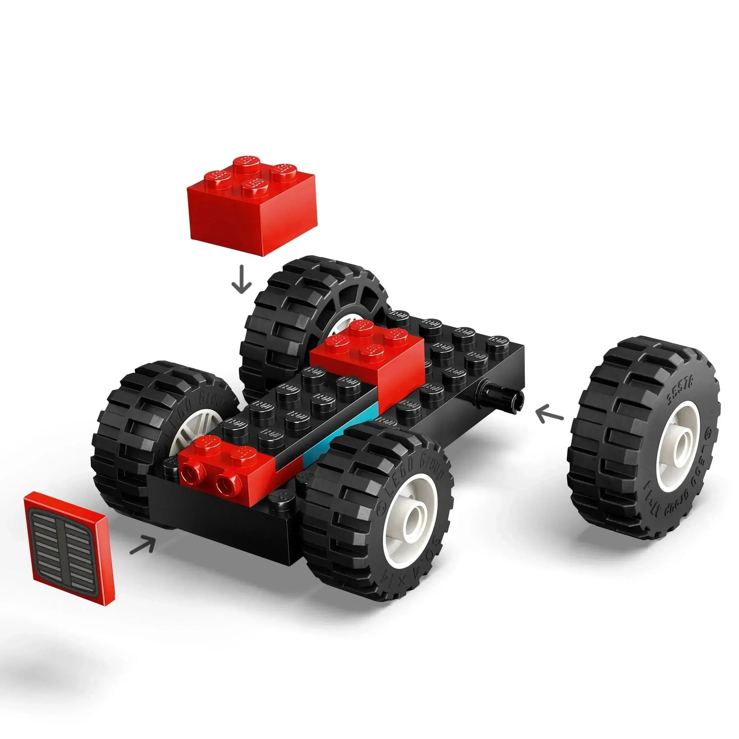 LEGO Red Tractor with Trailer and Sheep 60461 (Pre-Order: January 2025)
