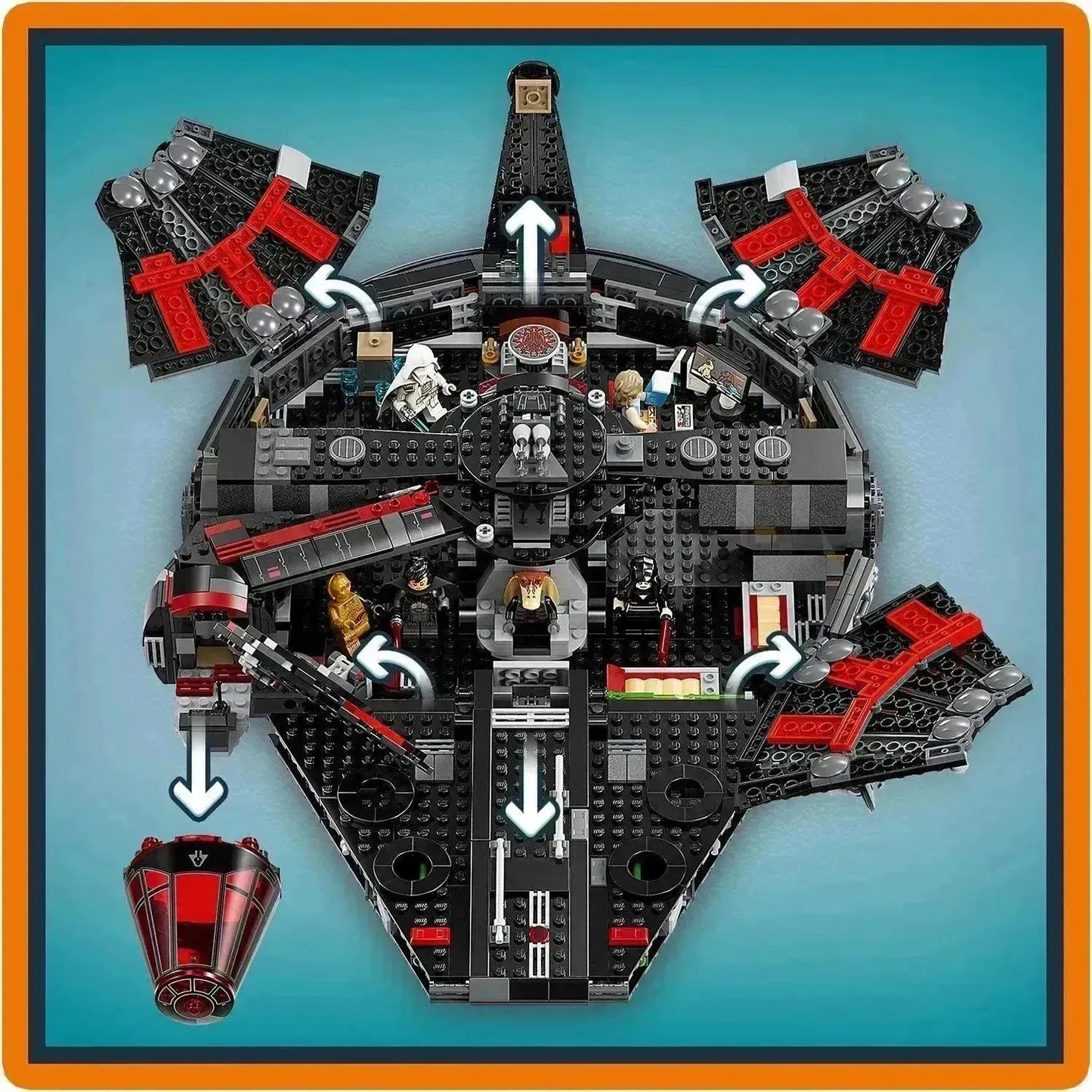 LEGO The Dark Falcon 75389 StarWars (Vorbestellung 8. August)