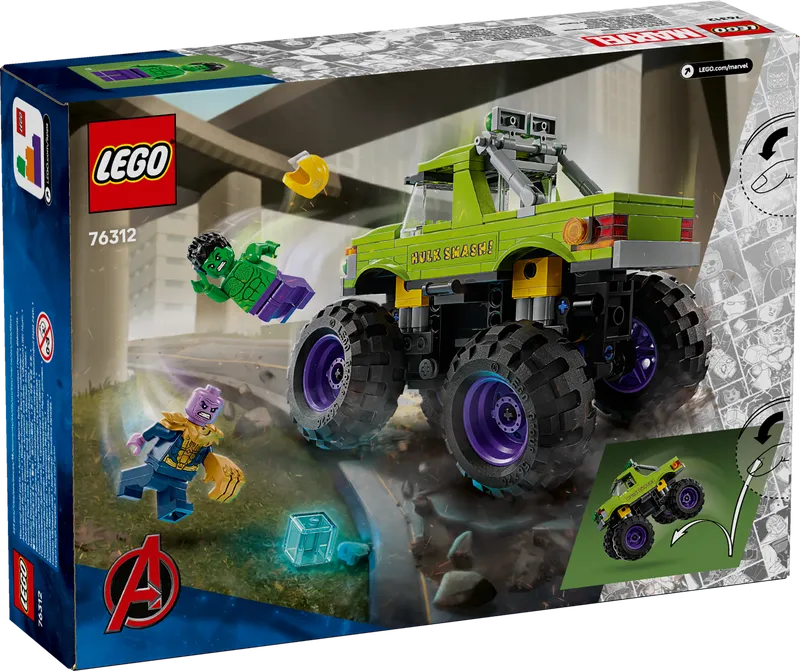 LEGO Der Hulk-Truck vs. Thanos 76312 Superhelden (Vorbestellung: April)