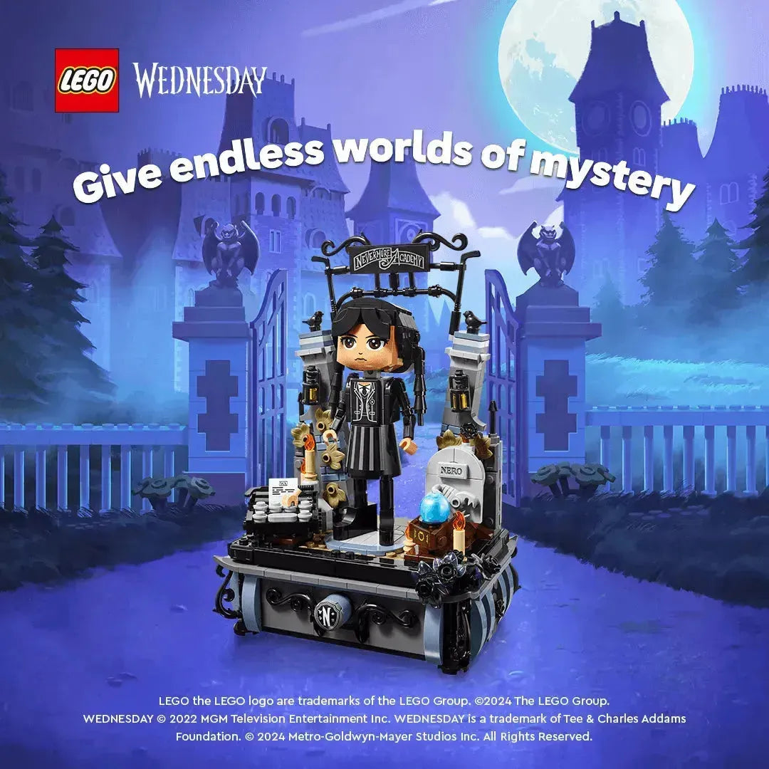 LEGO Wednesday Addams figure 76780 Wednesday