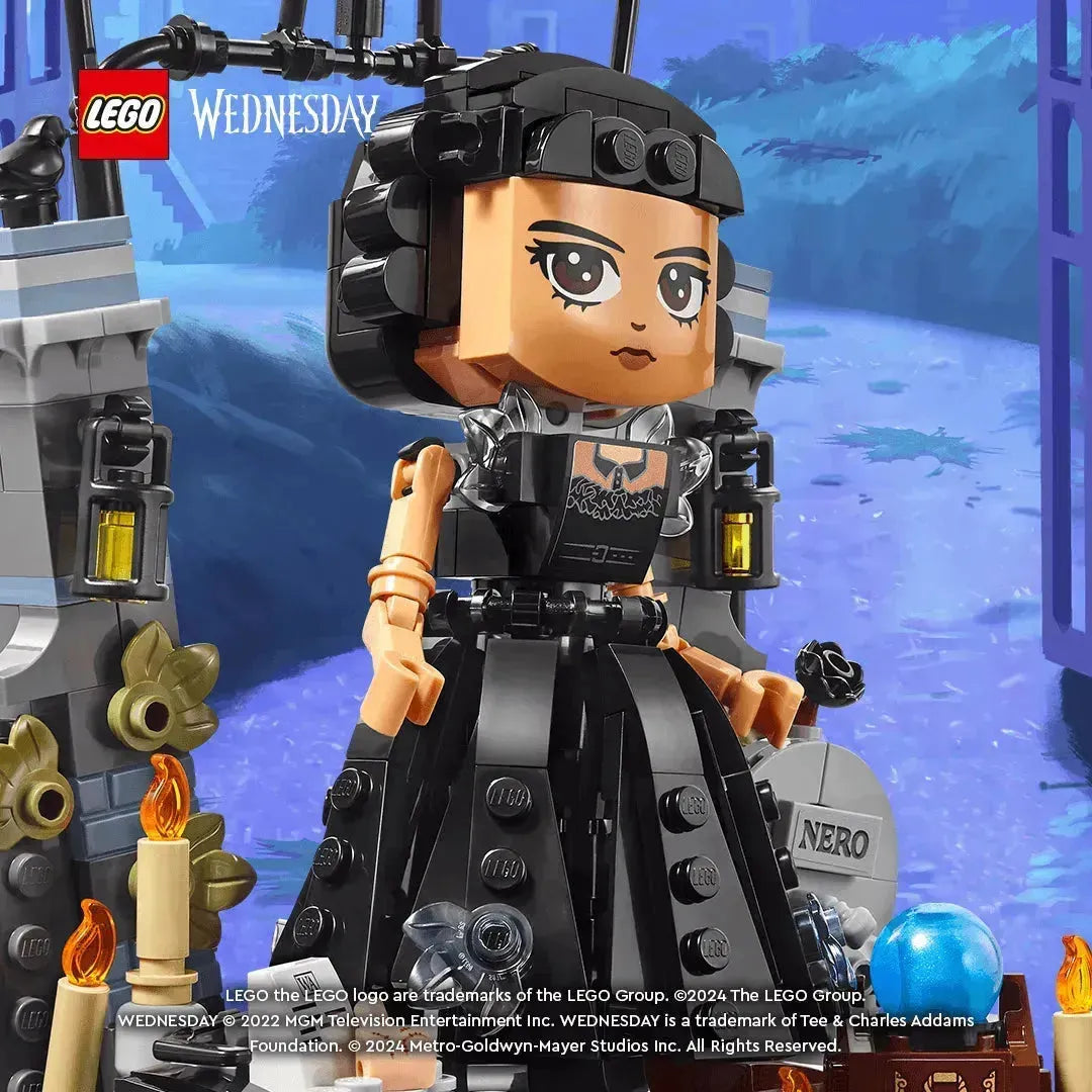 LEGO Wednesday Addams figure 76780 Wednesday