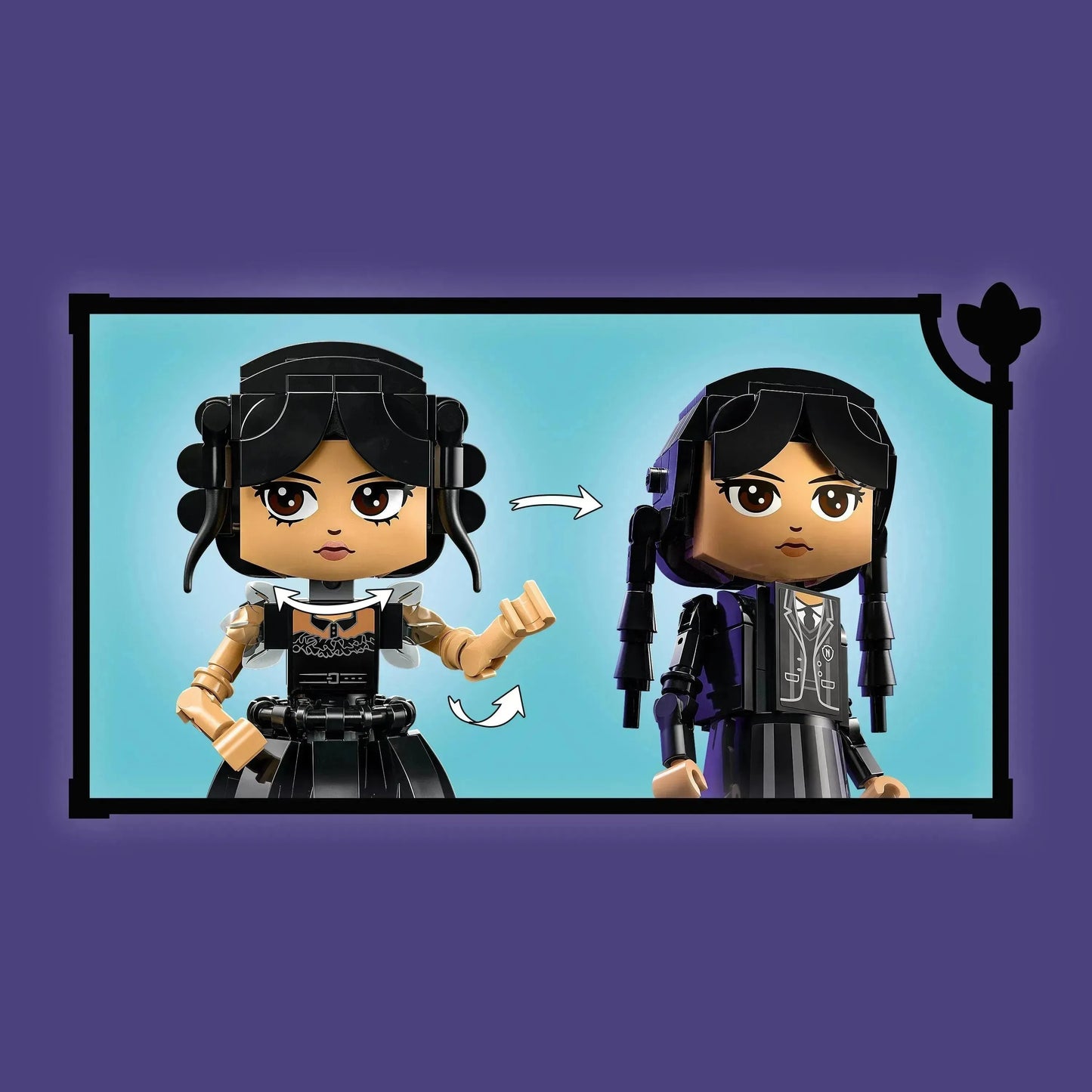 LEGO Wednesday Addams figure 76780 Wednesday