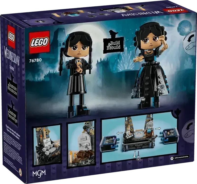 LEGO Wednesday Addams figure 76780 Wednesday