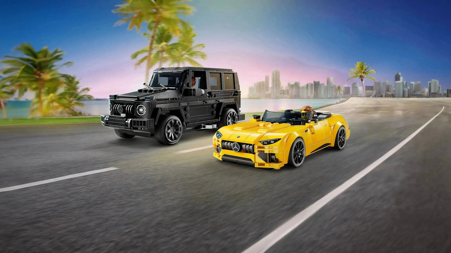 LEGO Mercedes-AMG GT Roadster 2024 &amp; AMG G 63 76924 Speedchampions