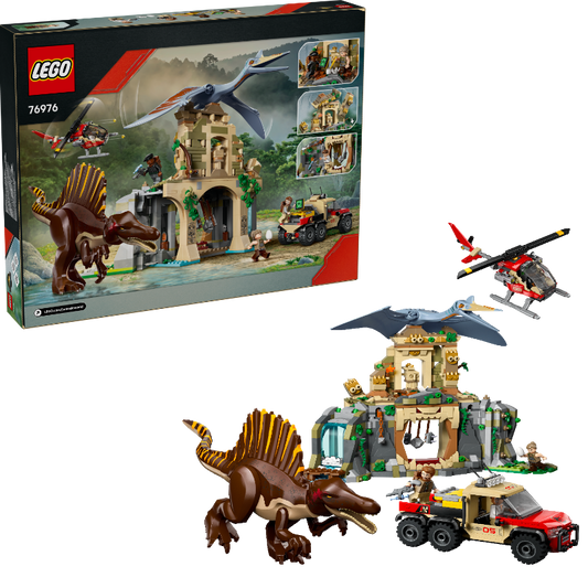 LEGO Spinosaurus en Quetzalcoatlus luchtmissie 76976 Jurassic World