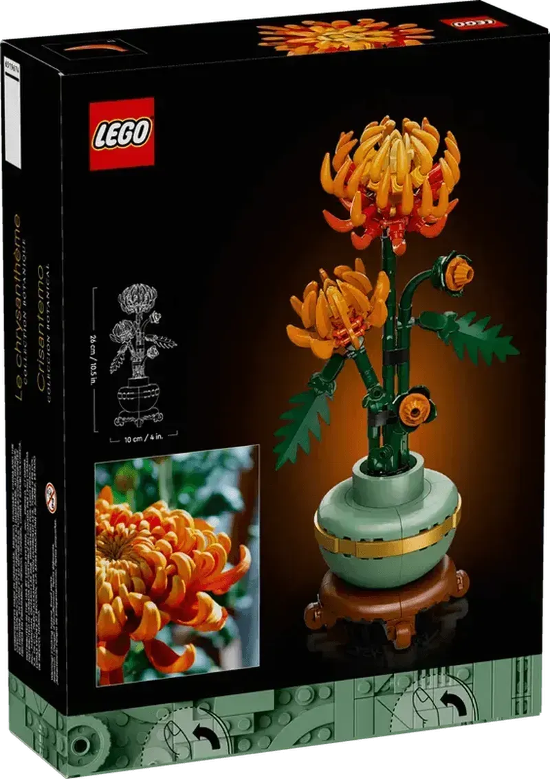 Bouw een prachtige LEGO® Chrysant (10368) met deze botanische set!
