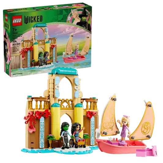 LEGO Glinda, Elphaba and Nessarose at Shiz University 75681 Wicked