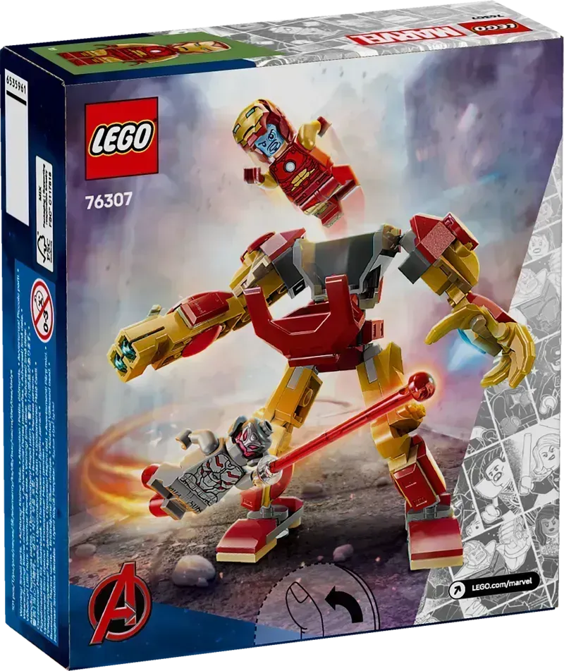 LEGO Iron Man vs Ultron 76307 Superheroes (Pre-Order: January 2025)