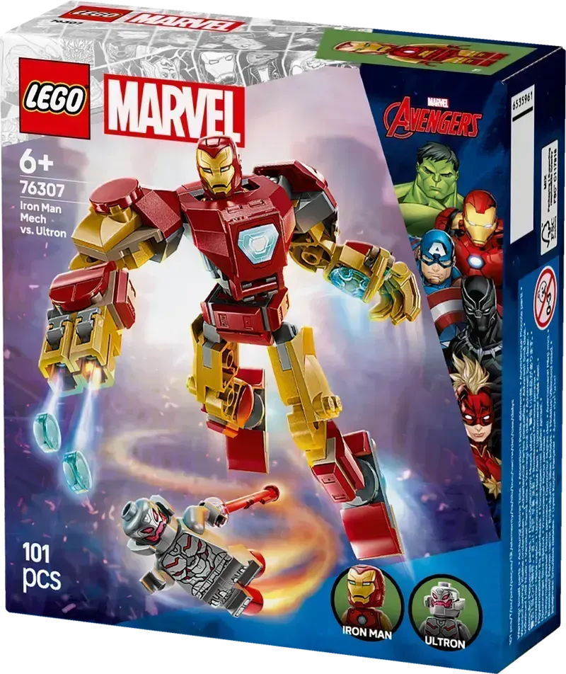 LEGO Iron Man vs Ultron 76307 Superheroes (Pre-Order: January 2025)