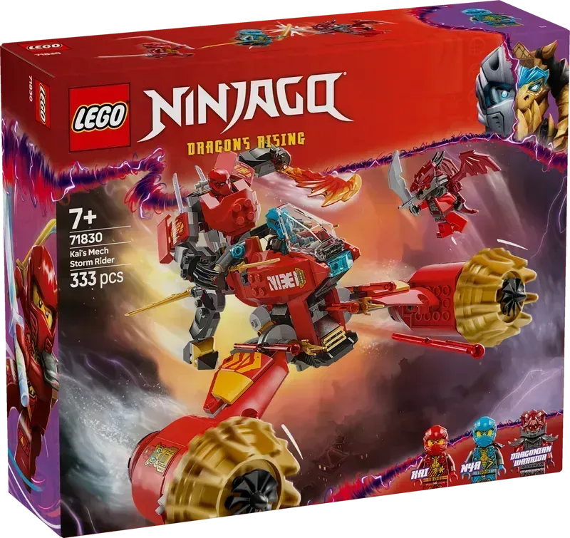 LEGO Kai's Mech Storm Rider 71830 Ninjago (Pre-Order: January 2025)