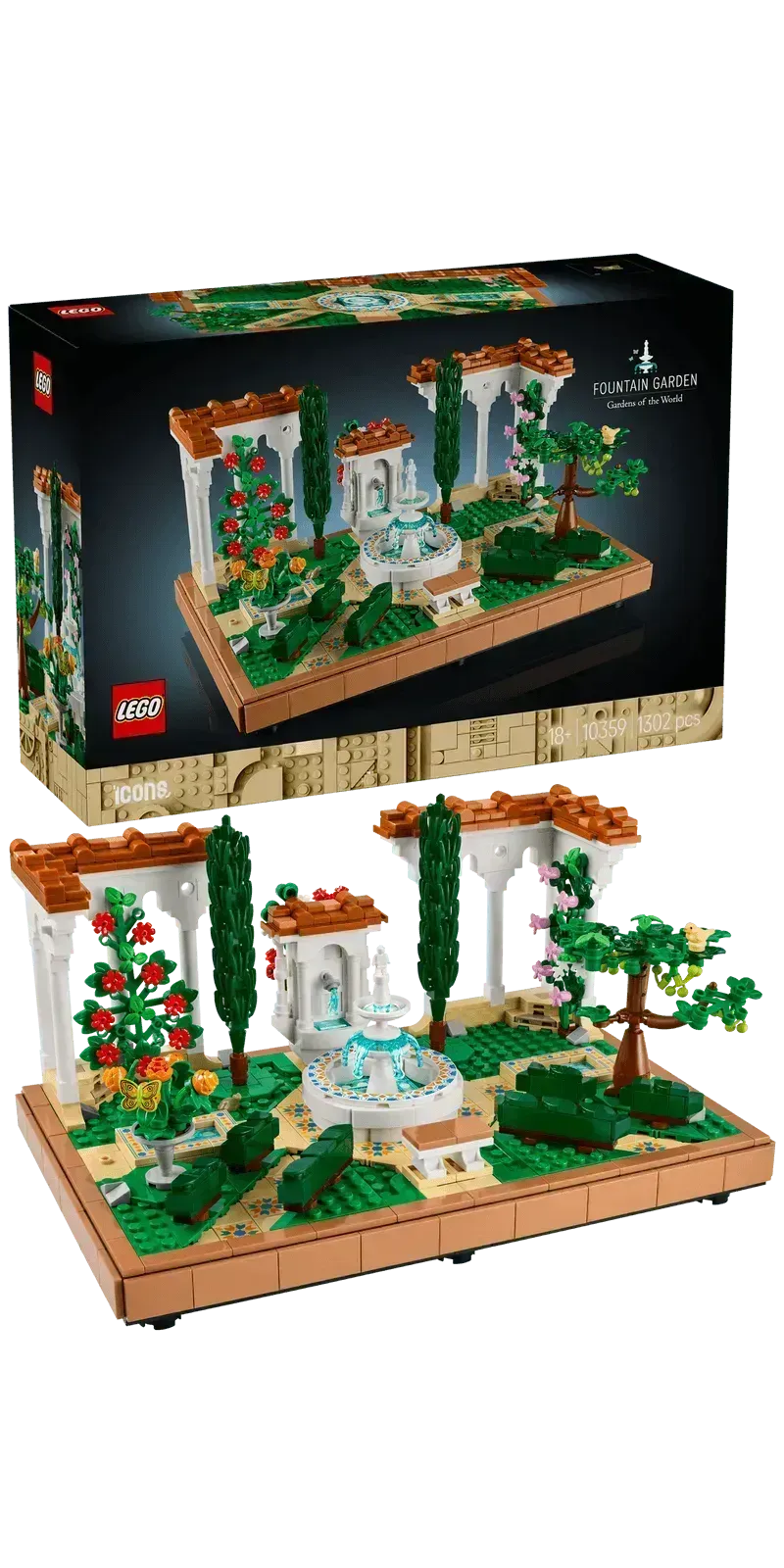 LEGO Garden with Fountain 10359 Icons (Delivery: January 2025)