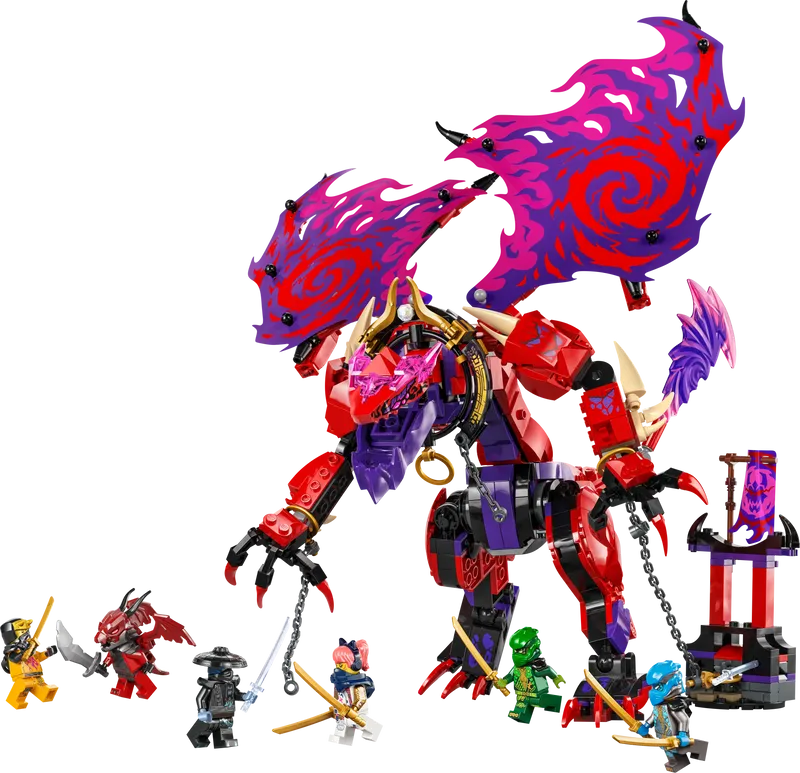 LEGO Lightning Tooth Chaos Dragon 71832 Ninjago (Pre-Order: March 2025)