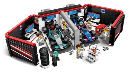 LEGO Pit Box with Mercedes AMG and Alpine F1 Cars 60444 City (Delivery: January 1, 2025)