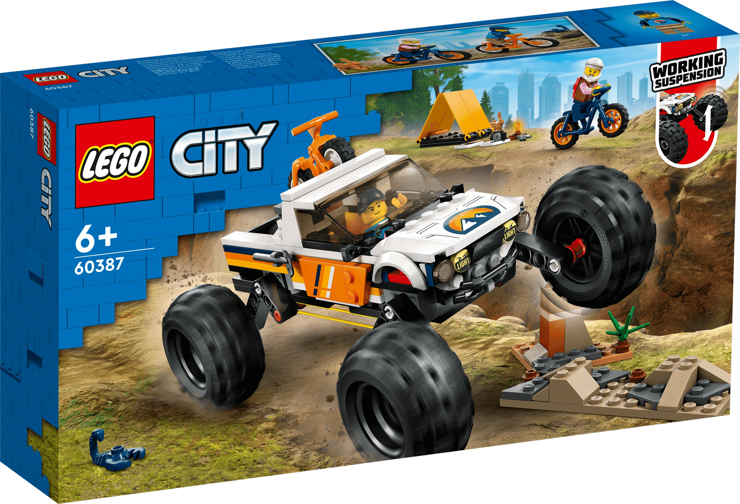 LEGO 4x4 Off-Roader Adventures 60387 City LEGO CITY @ 2TTOYS | Official LEGO shop😊🥰 LEGO €. 29.99