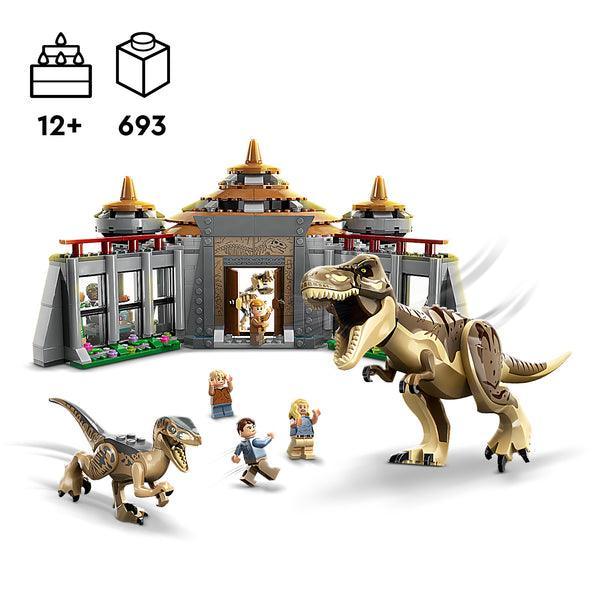 LEGO 76961 Visitor Centre: T. rex & Raptor Attack LEGO JURASSIC WORLD @ 2TTOYS LEGO €. 129.99