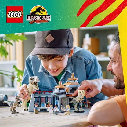 LEGO 76961 Visitor Centre: T. rex & Raptor Attack LEGO JURASSIC WORLD @ 2TTOYS LEGO €. 129.99