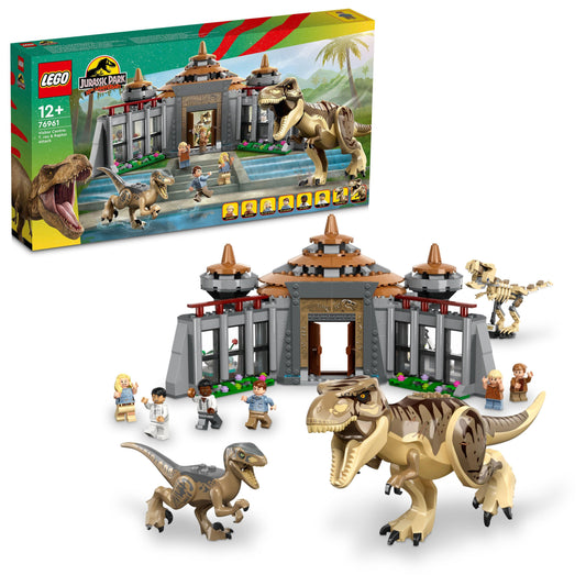 LEGO 76961 Visitor Centre: T. rex & Raptor Attack | 2TTOYS ✓ Official shop<br>