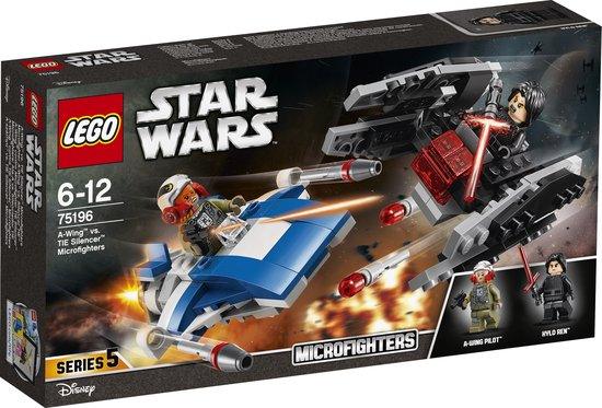 LEGO A-Wing vs. TIE Silencer Microfighters 75196 Star Wars - MicroFighters | 2TTOYS ✓ Official shop<br>