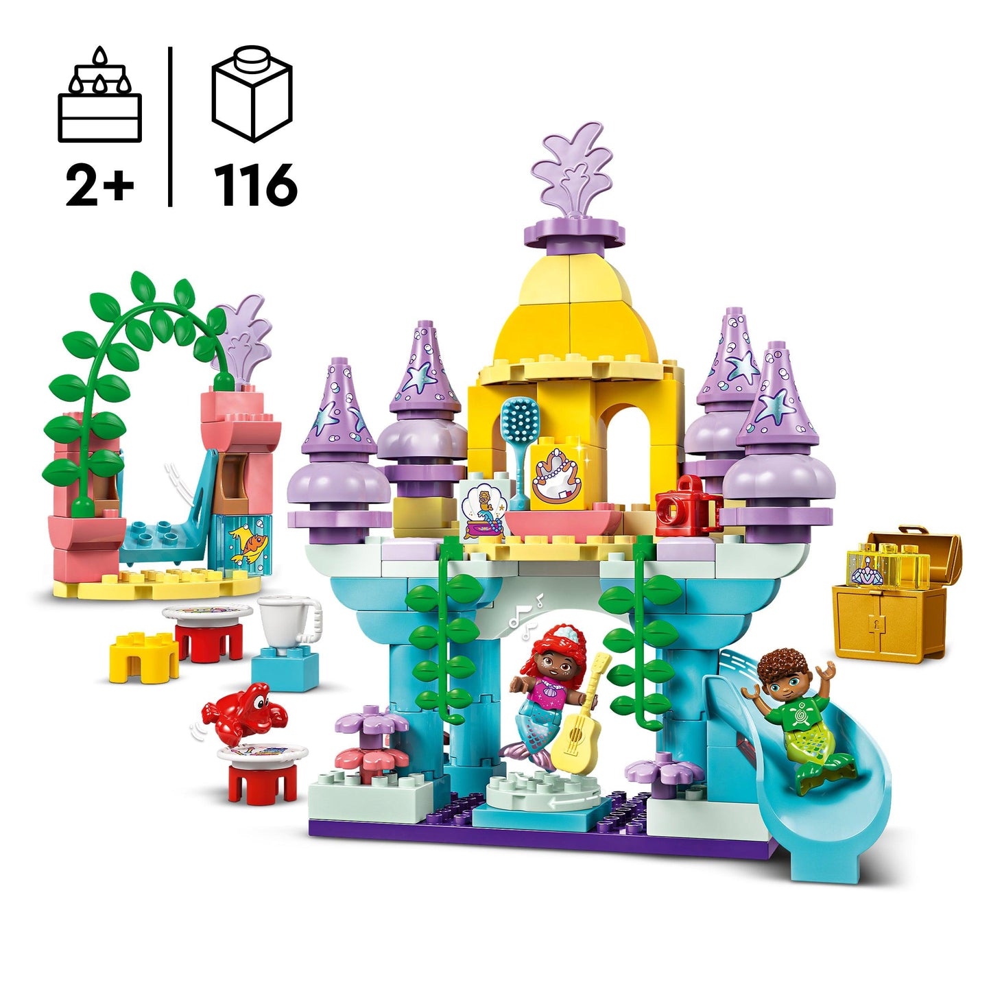 LEGO Ariëls magische onderwaterpaleis 10435 Disney (Pre-Order: verwacht juni) LEGO DUPLO @ 2TTOYS LEGO €. 76.49