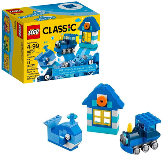 LEGO Blauwe creatieve doos, 78 losse LEGO stenen 10706 Classic | 2TTOYS ✓ Official shop<br>