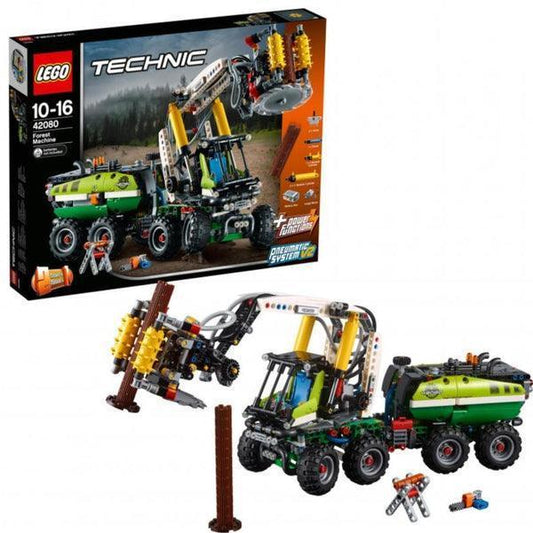 LEGO Bosbouwmachine met kraan 42080 Technic | 2TTOYS ✓ Official shop<br>