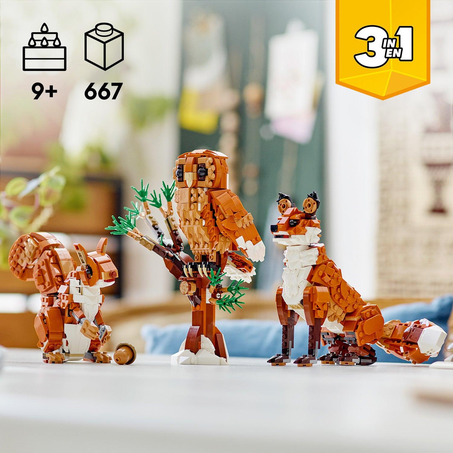 LEGO Bosdieren: Rode vos 31154 Creator 3 in 1 | 2TTOYS ✓ Official shop<br>