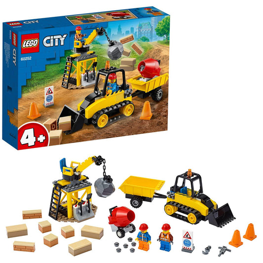 LEGO Bouw Bulldozer Graafmachine 60252 City LEGO CITY BOUWPLAATS @ 2TTOYS LEGO €. 15.49