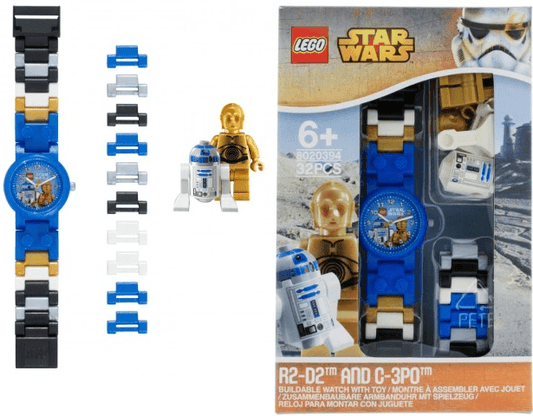 LEGO C 3PO and R2 D2 Minifigure Watch 5005014 Gear | 2TTOYS ✓ Official shop<br>