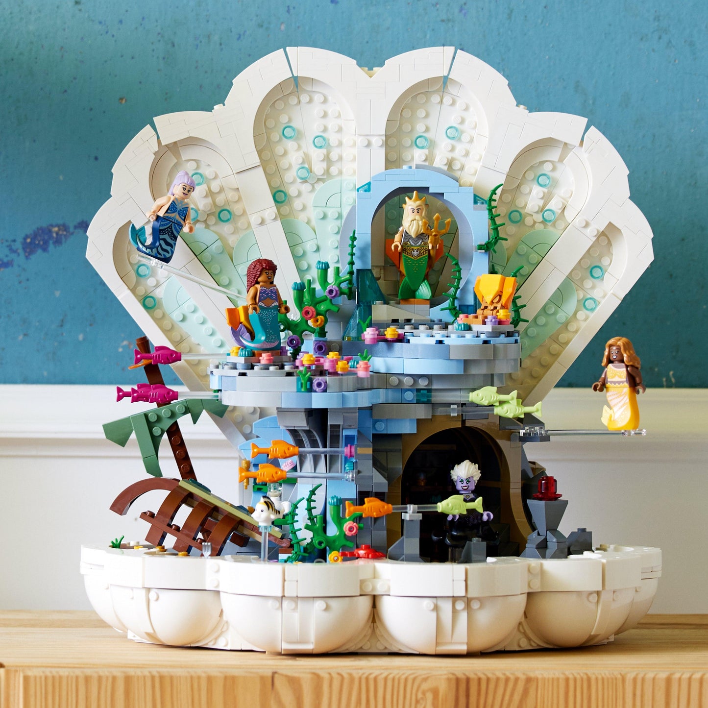 LEGO De Kleine Zeemeermin koninklijke schelp 43225 Disney | 2TTOYS ✓ Official shop<br>