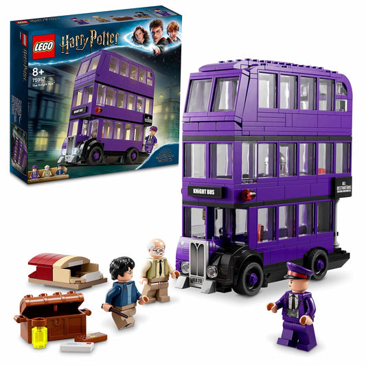 LEGO De paarse driedekker collectebus 75957 Harry Potter | 2TTOYS ✓ Official shop<br>